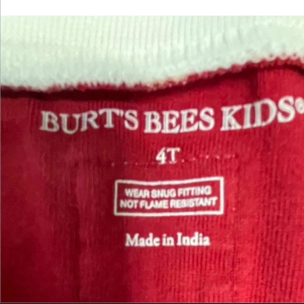 Kids Pajamas - Red/White/Green Winter Themed